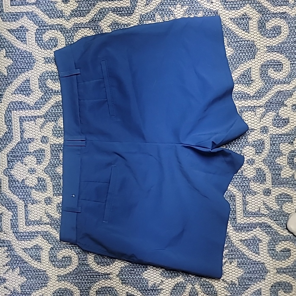 White House Black Market Blue 5" Shorts - Size 14 - Picture 2 of 4